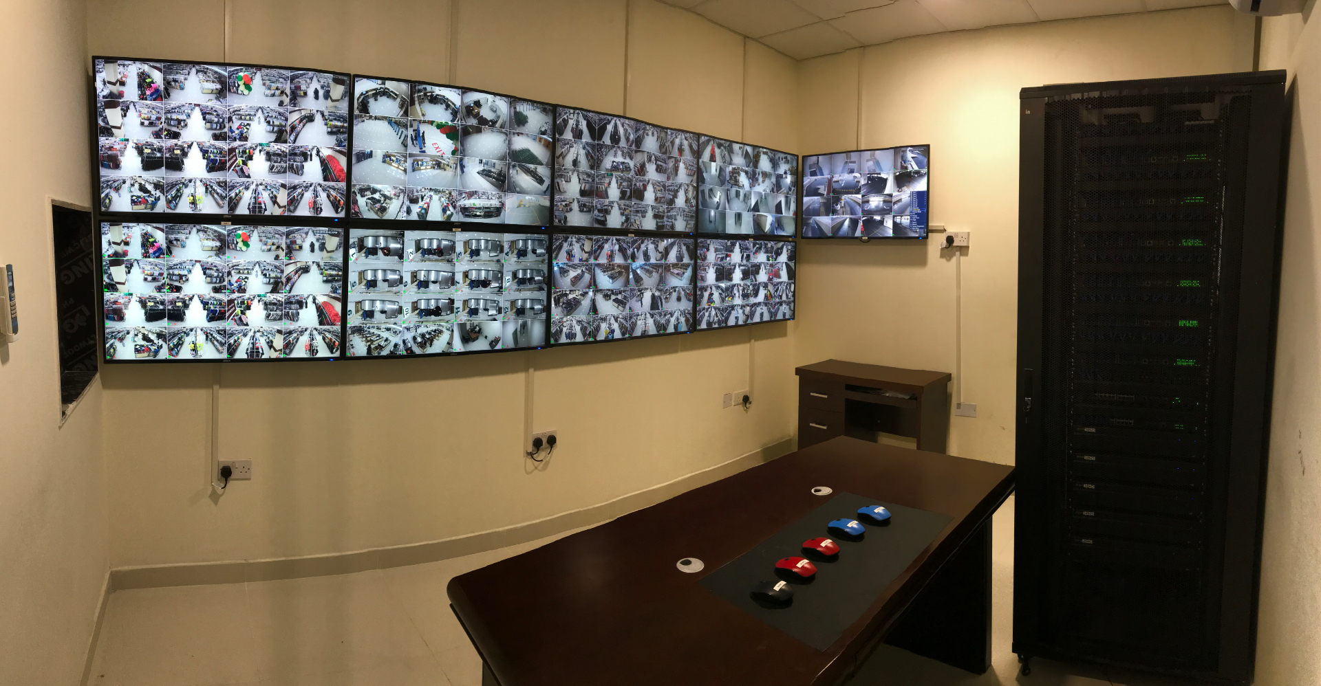 Large-Scale CCTV Control Room
